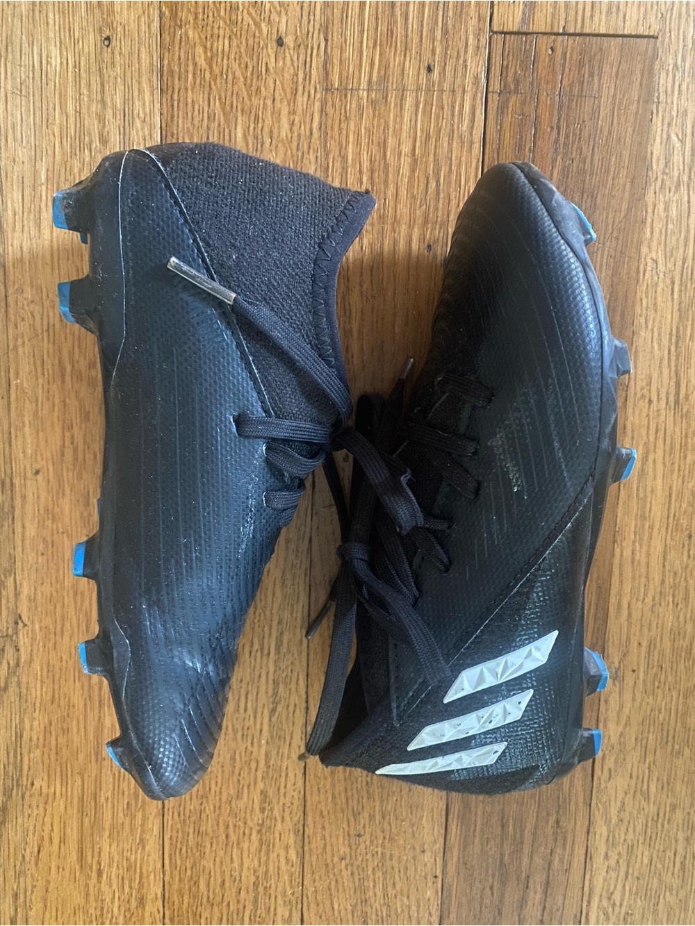 Youth adidas Black Soccer Cleats